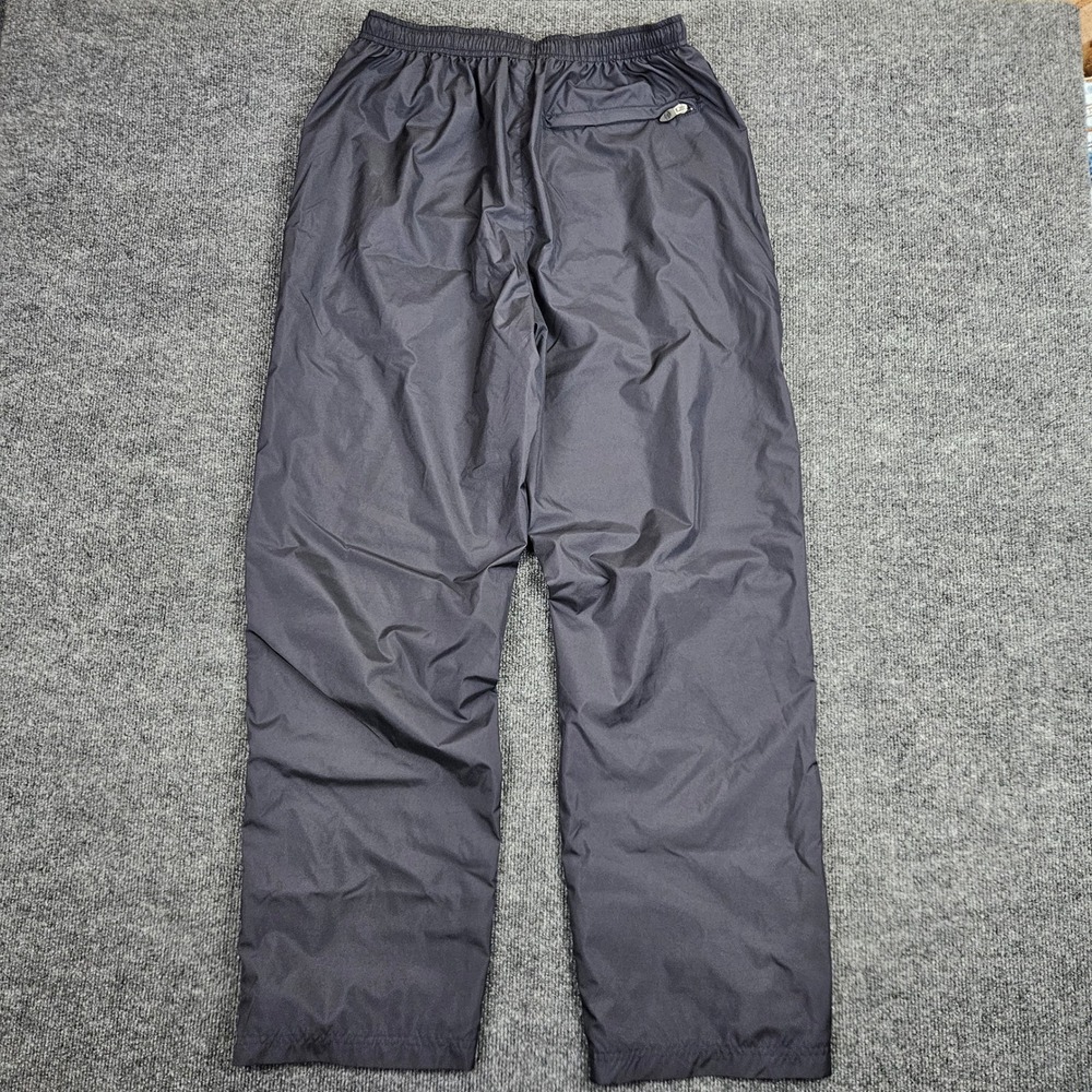 Champion Windbreaker Track Pants Men's L Blue/Gray Baggy Ankle Zip Y2K Vintage - Picture 6 of 8